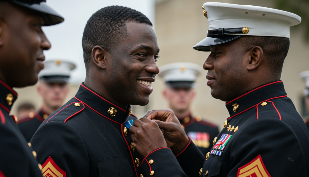 Nigerian-American Marine Honored for Outstanding Service