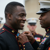 Nigerian-American Marine Honored for Outstanding Service