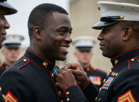 Nigerian-American Marine Honored for Outstanding Service