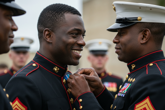 Nigerian-American Marine Honored for Outstanding Service