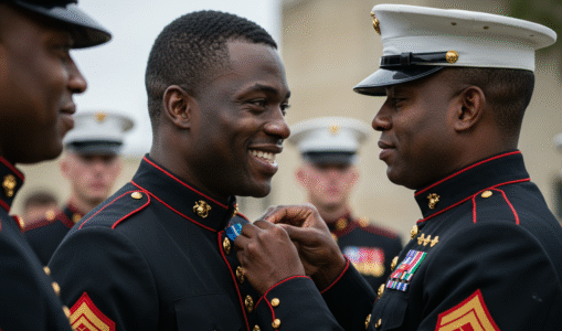 Nigerian-American Marine Honored for Outstanding Service