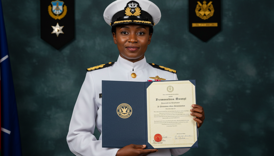 Kenyan-born U.S. Navy Officer Promoted to Commander