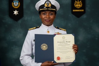Kenyan-born U.S. Navy Officer Promoted to Commander