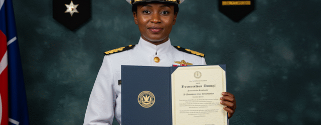 Kenyan-born U.S. Navy Officer Promoted to Commander
