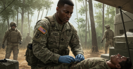 Nigerian-American Army Medic Saves Lives in Overseas Deployment