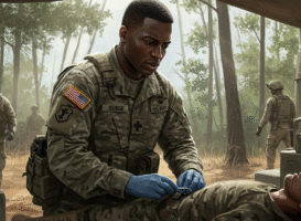 Nigerian-American Army Medic Saves Lives in Overseas Deployment
