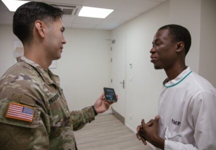 SETAF-AF tests translation tech during Angola crisis response training