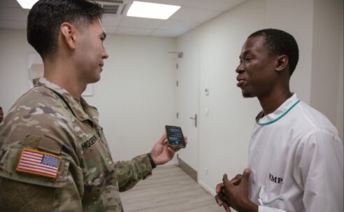 SETAF-AF tests translation tech during Angola crisis response training