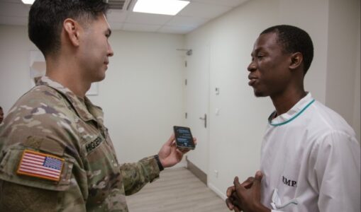 SETAF-AF tests translation tech during Angola crisis response training